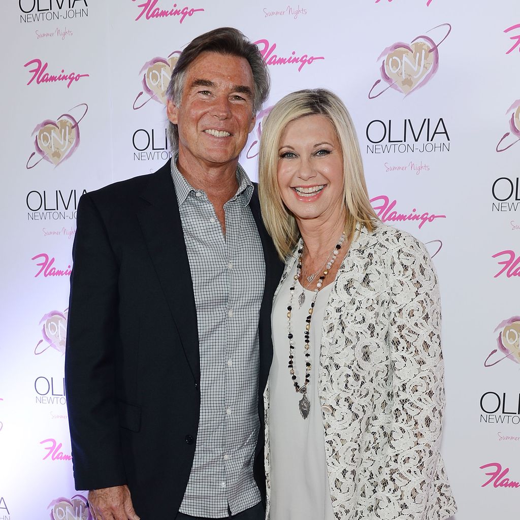 John Easterling und Olivia Newton-John im April 2014