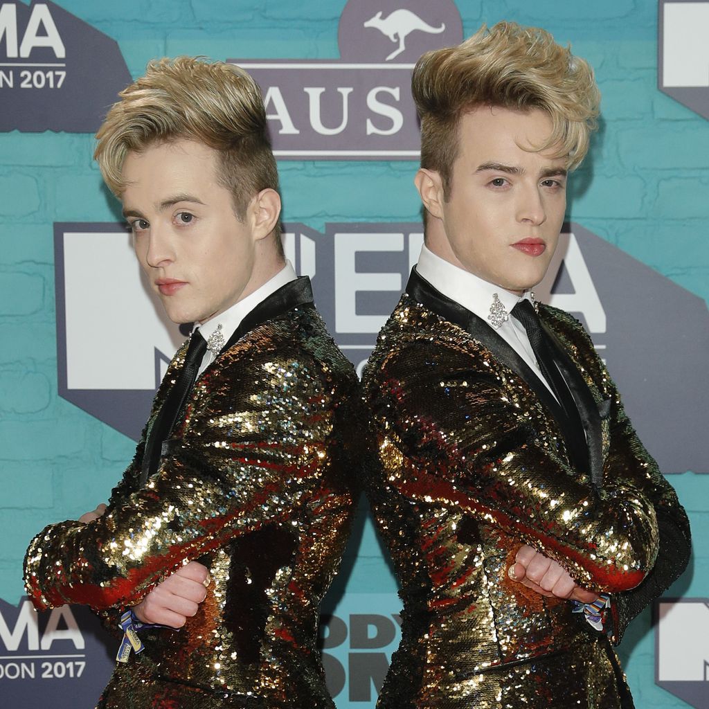 John Grimes und Edward Grimes, bekannt als Duo Jedward