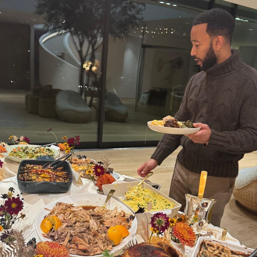 John Legend feiert Thanksgiving, November 2023