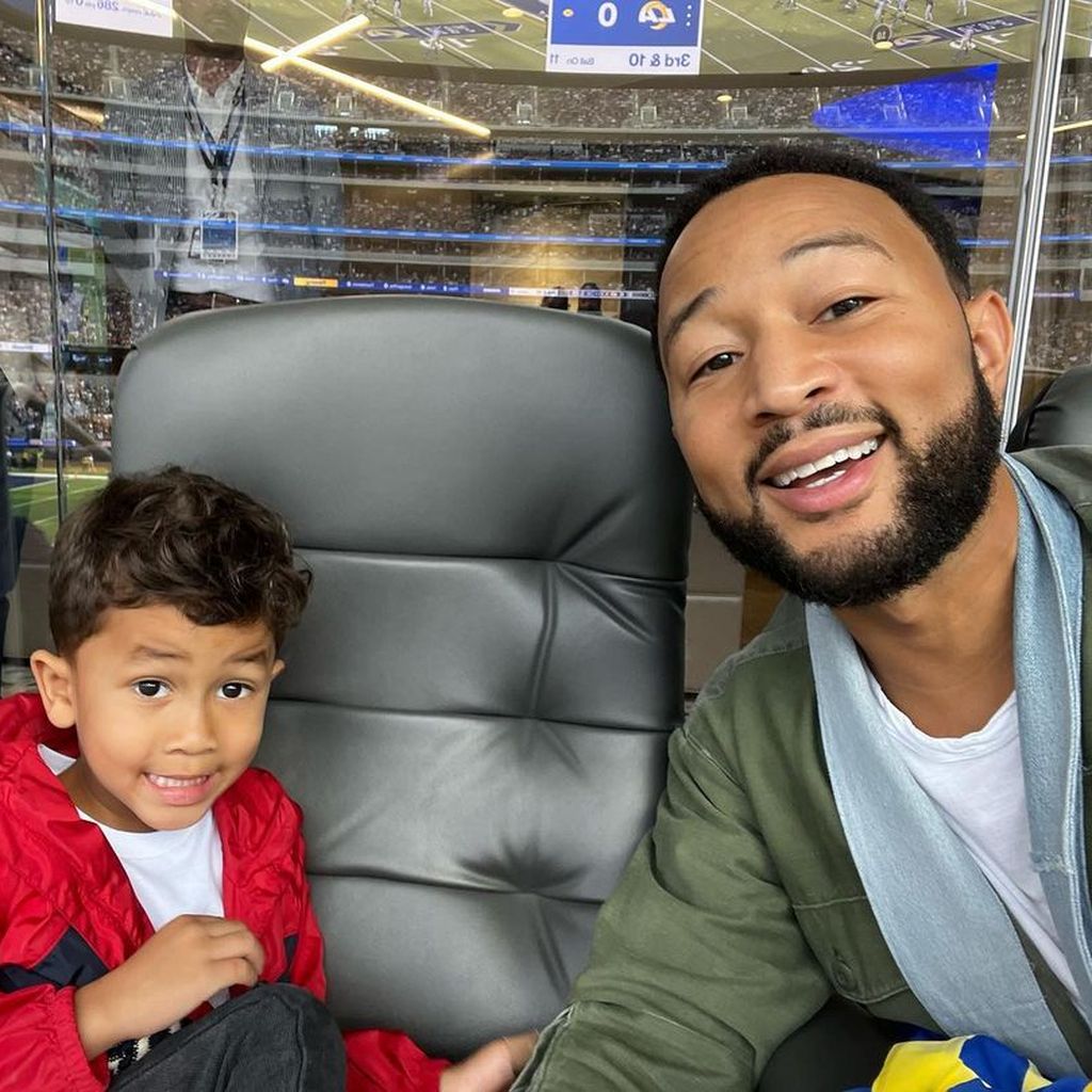 John Legend und sein Sohn Miles in Los Angeles