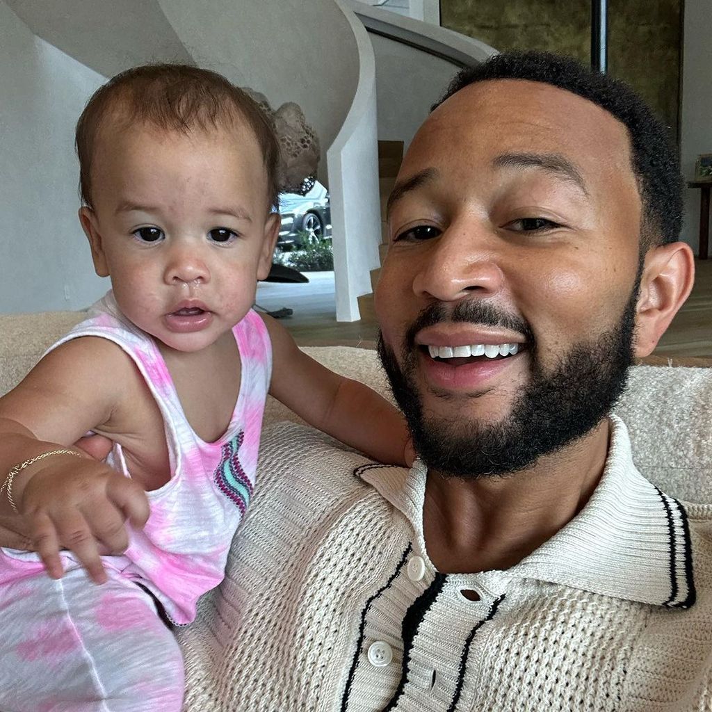John Legend und Tochter Esti, 2023