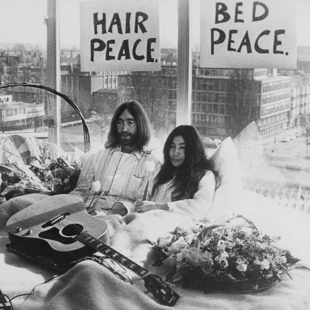 John Lennon und Yoko Ono