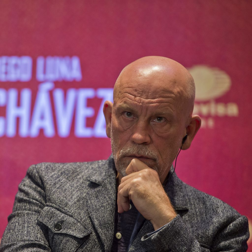 John Malkovich bei einer Pressekonferenz in Mexiko
