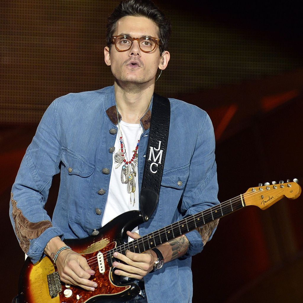 John Mayer beim Rolling Stones-Konzert in Italien 2014