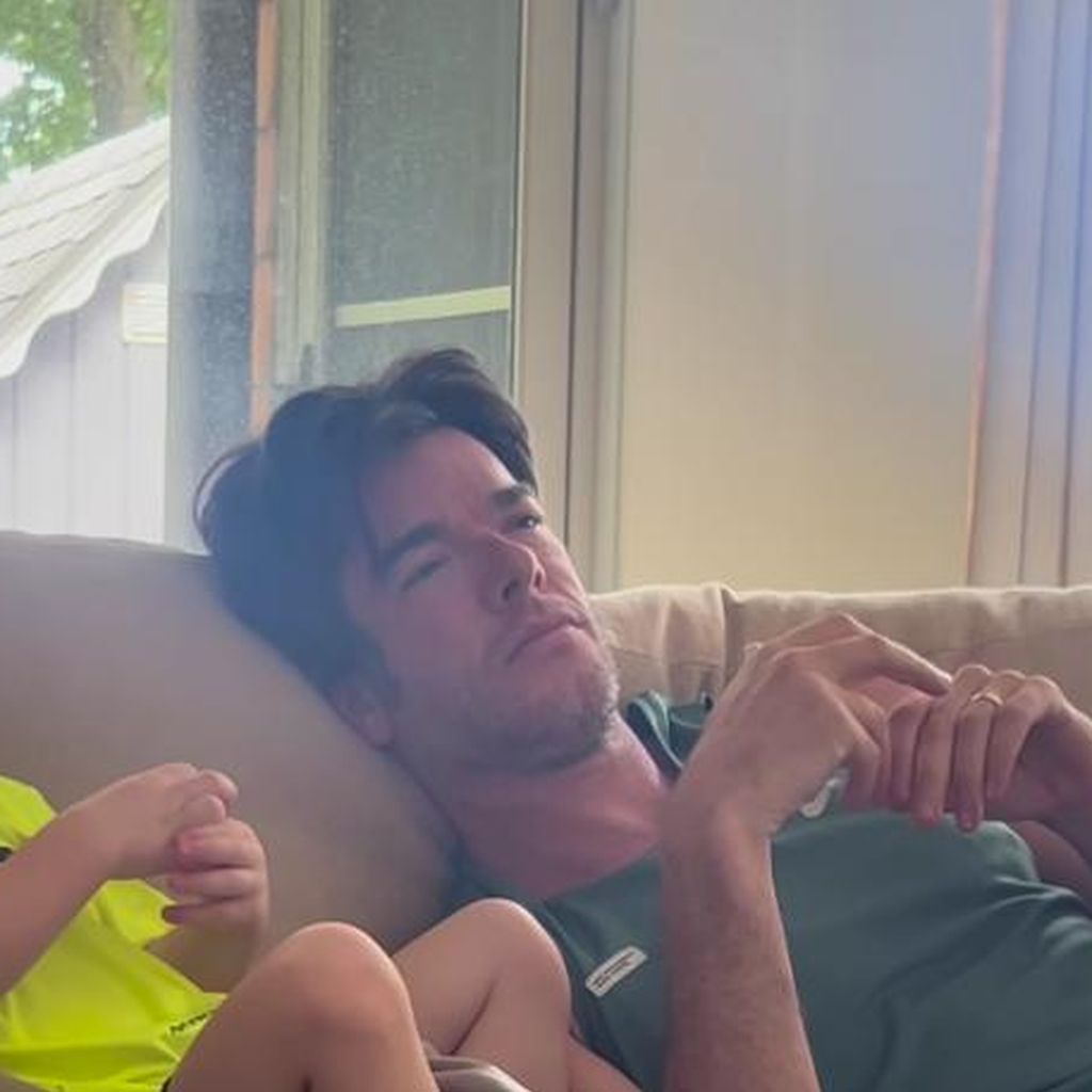 John Mulaney mit seinem Sohn Malcolm