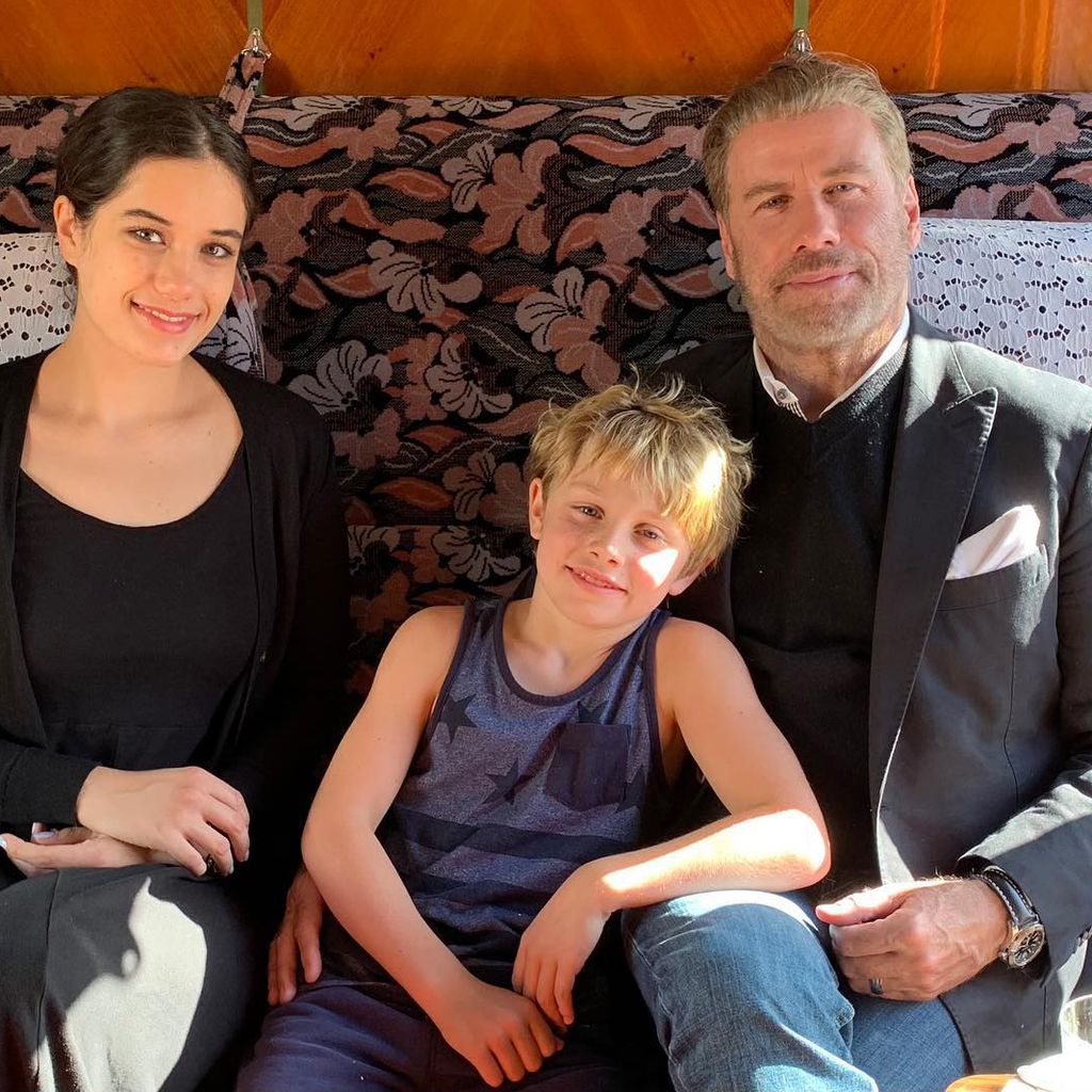 Ella Travolta, Ben Travolta und John Travolta