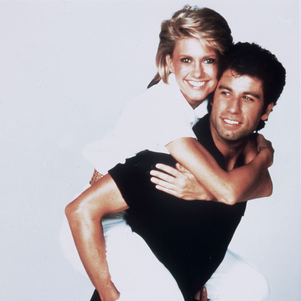 John Travolta und Olivia Newton-John 1983
