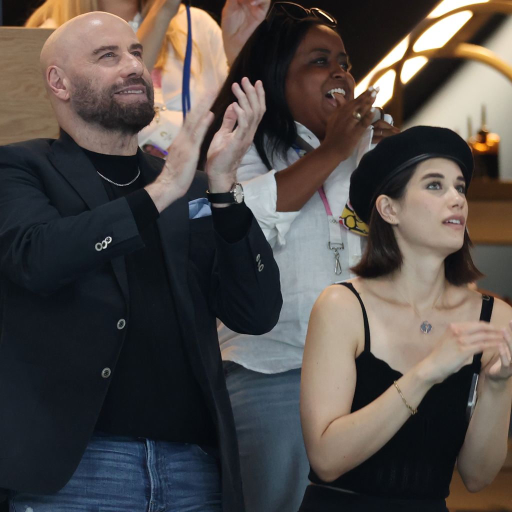 John Travolta und seine Tochter Ella Bleu bei den Olympischen Sommerspielen in Paris