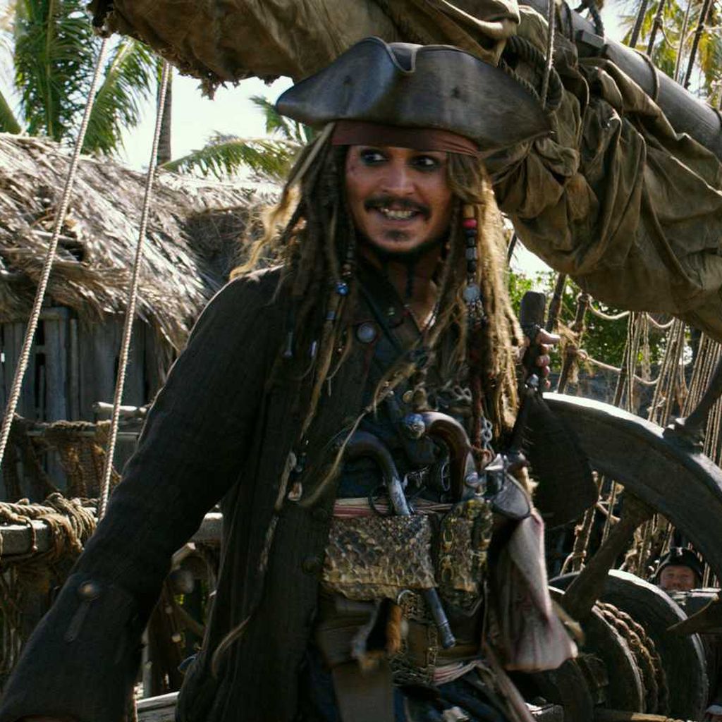 Johnny Depp in "Pirates of the Caribbean: Salazars Rache"