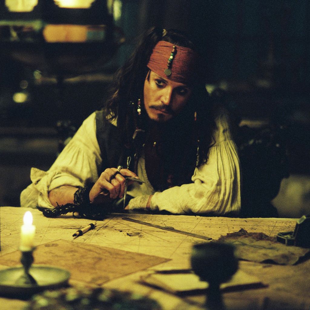 Johnny Depp in "Fluch der Karibik 2"