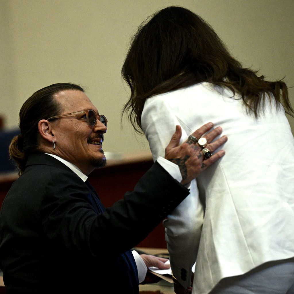 Johnny Depp und Camille Vasquez im Mai 2022
