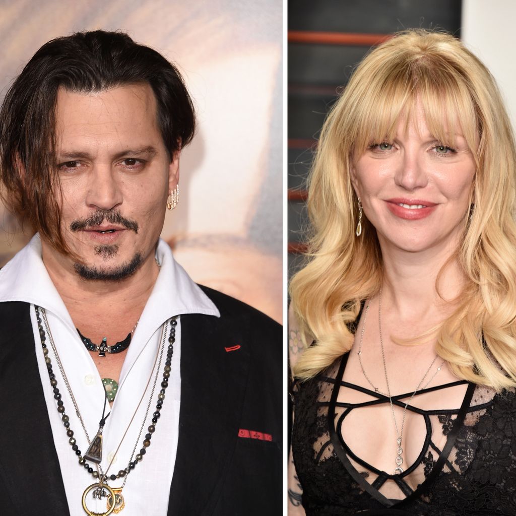 Johnny Depp und Courtney Love