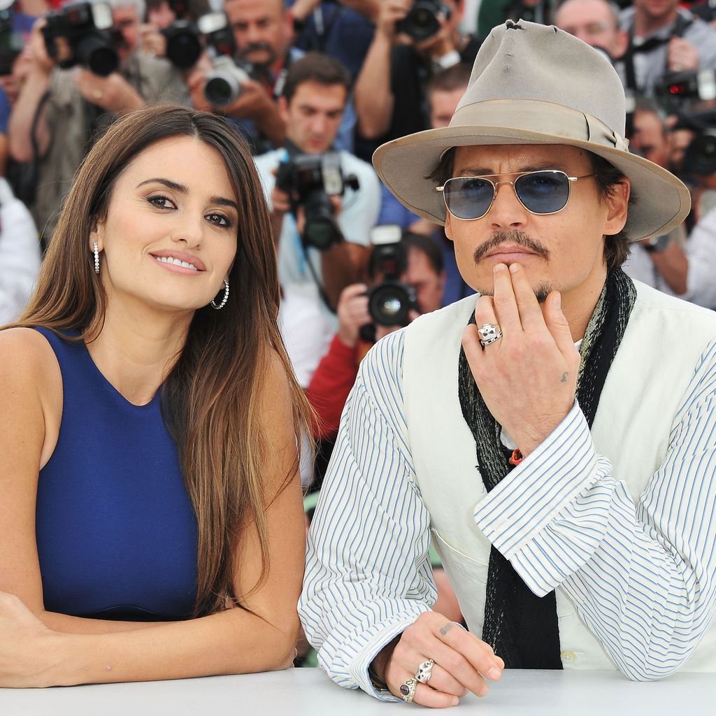 Johnny Depp und Penélope Cruz beim Fototermin für "Pirates of the Caribbean – Fremde Gezeiten"