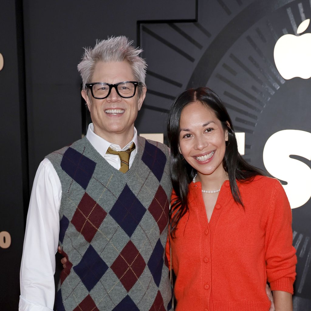 Johnny Knoxville und Emily Ting bei der Weltpremiere der Serie "The Studio" in Los Angeles, 2025