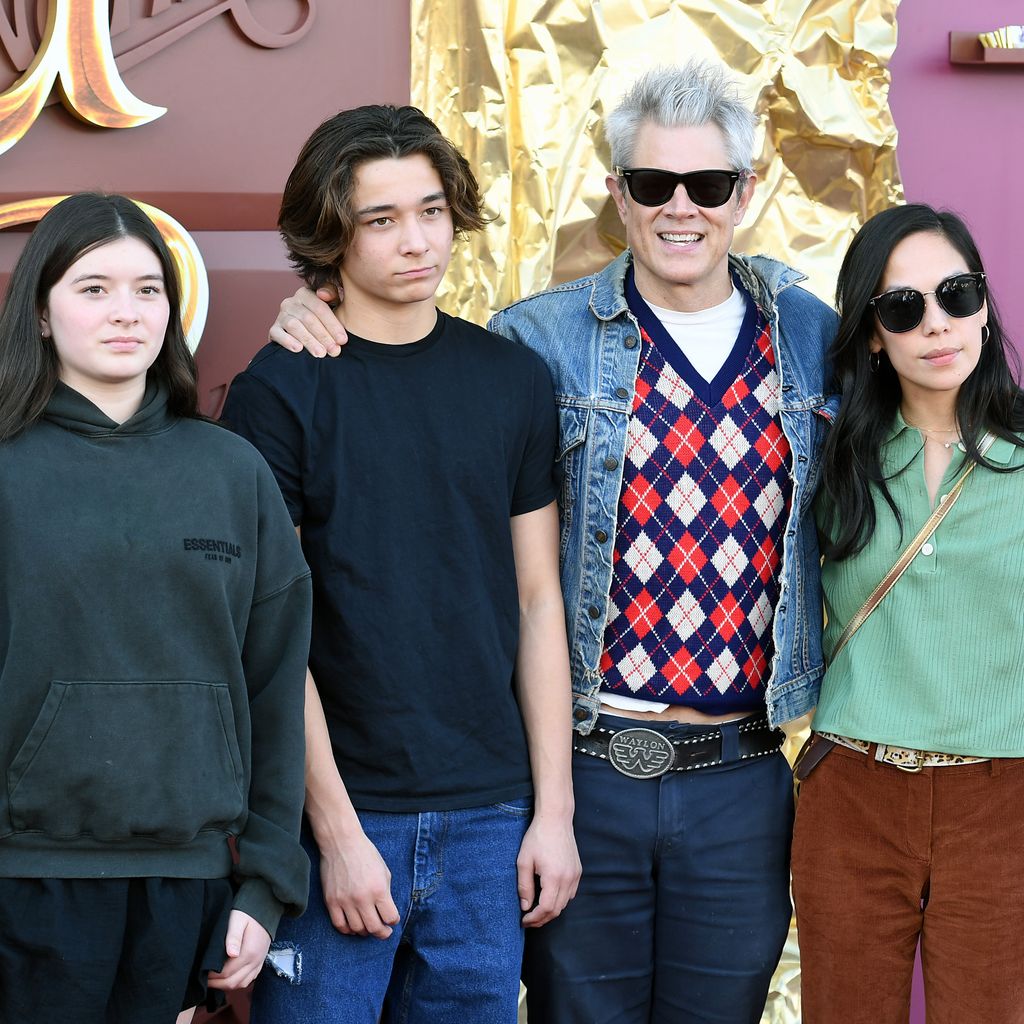 Johnny Knoxville mit seiner Familie 2023