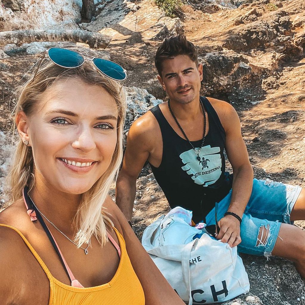 Jolina Fust und Dominik Bruntner auf Mallorca, August 2020