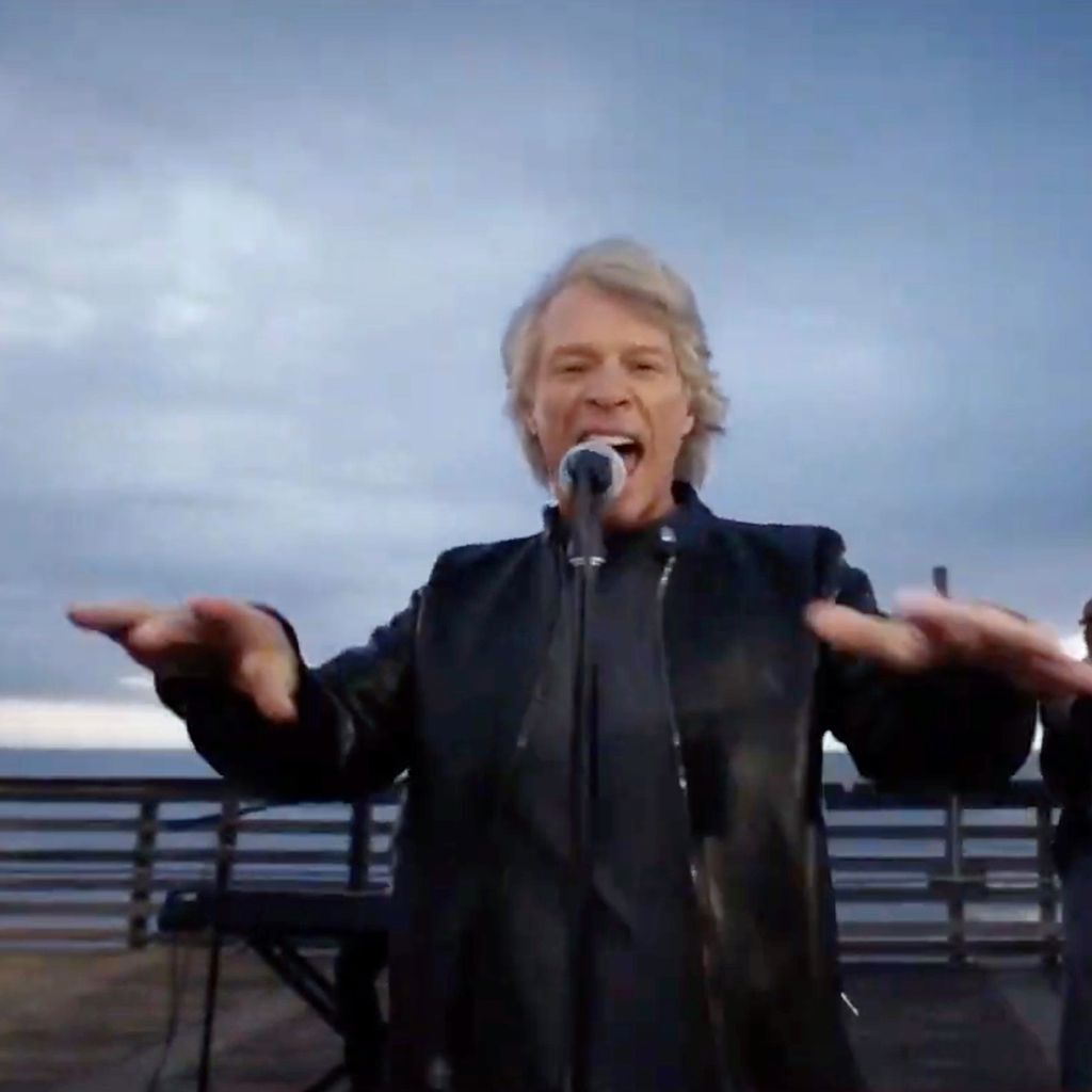 Jon Bon Jovi beim TV-Live-Event "Celebrating America" im Januar 2021