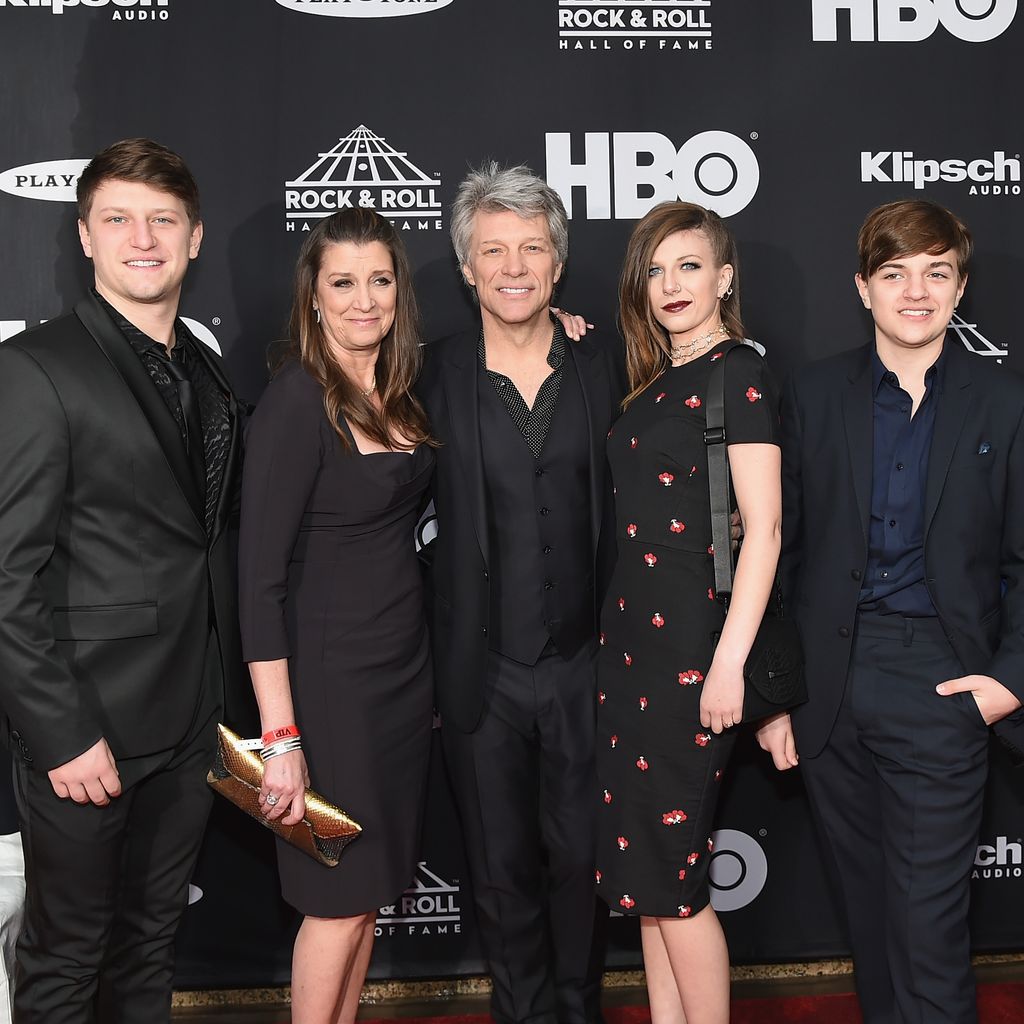 Jon Bon Jovi und seine Familie im April 2018