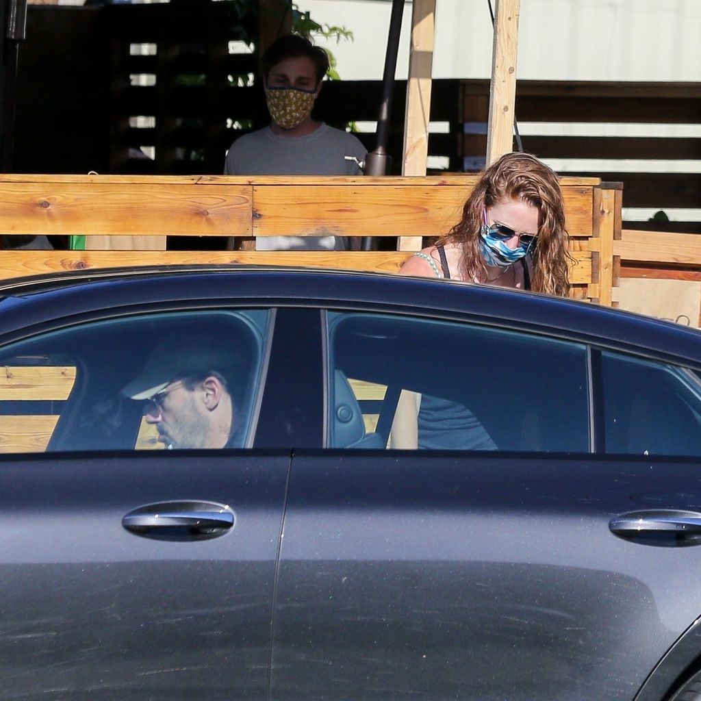 Jon Hamm und Anna Osceola in Los Feliz, Mai 2020