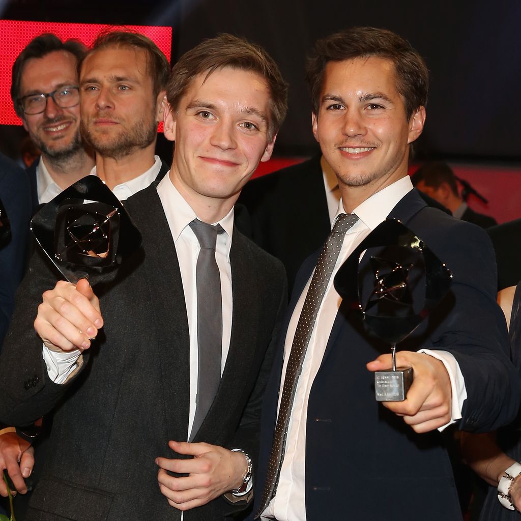 Jonas Nay und Tim Oliver Schultz beim Grimme-Preis 2016