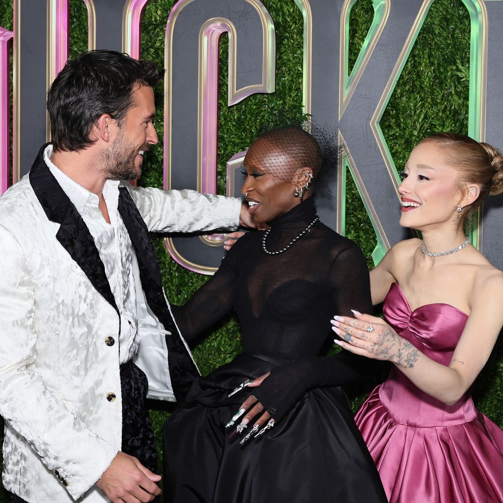 Jonathan Bailey, Cynthia Erivo und Ariana Grande bei der "Wicked"-Premiere in New York