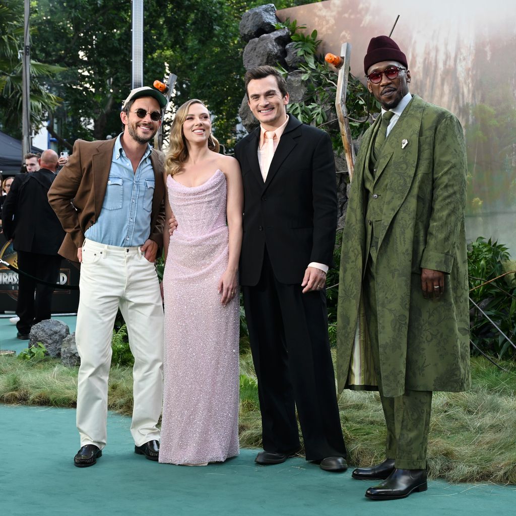 Jonathan Bailey, Scarlett Johansson, Rupert Friend und Mahershala Ali, Juni 2025