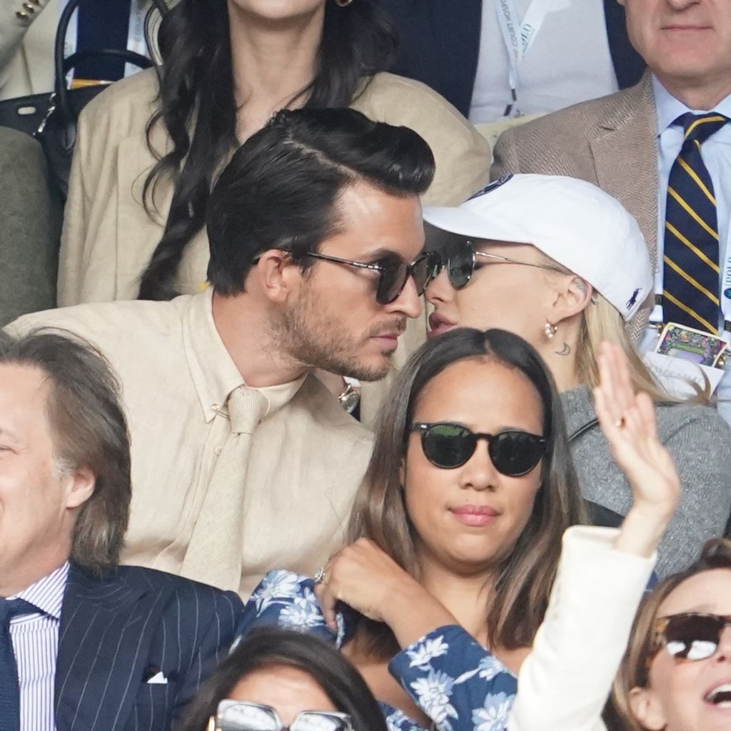 Jonathan Bailey und Ariana Grande bei Wimbledon 2023
