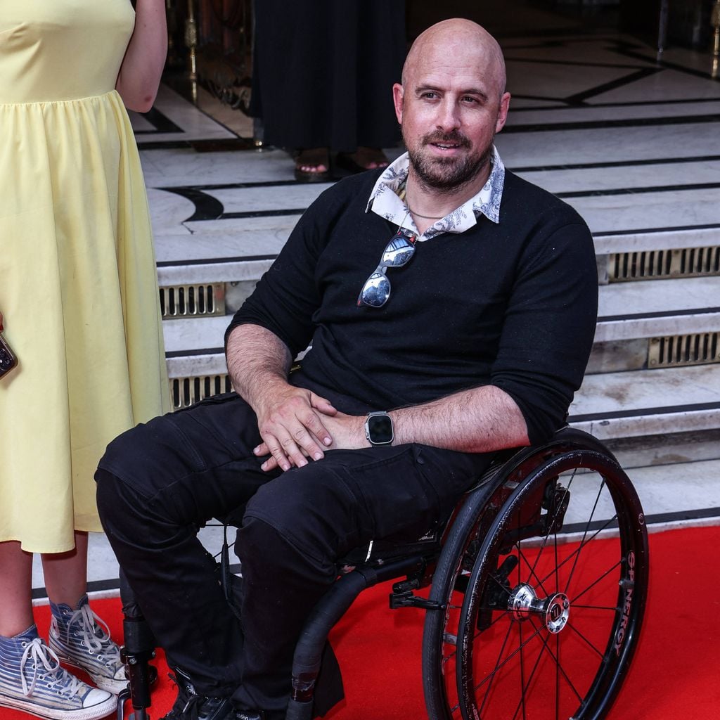 Jonathan Goodwin bei der Press Night von "Hello, Dolly!" im London Palladium, Juli 2024