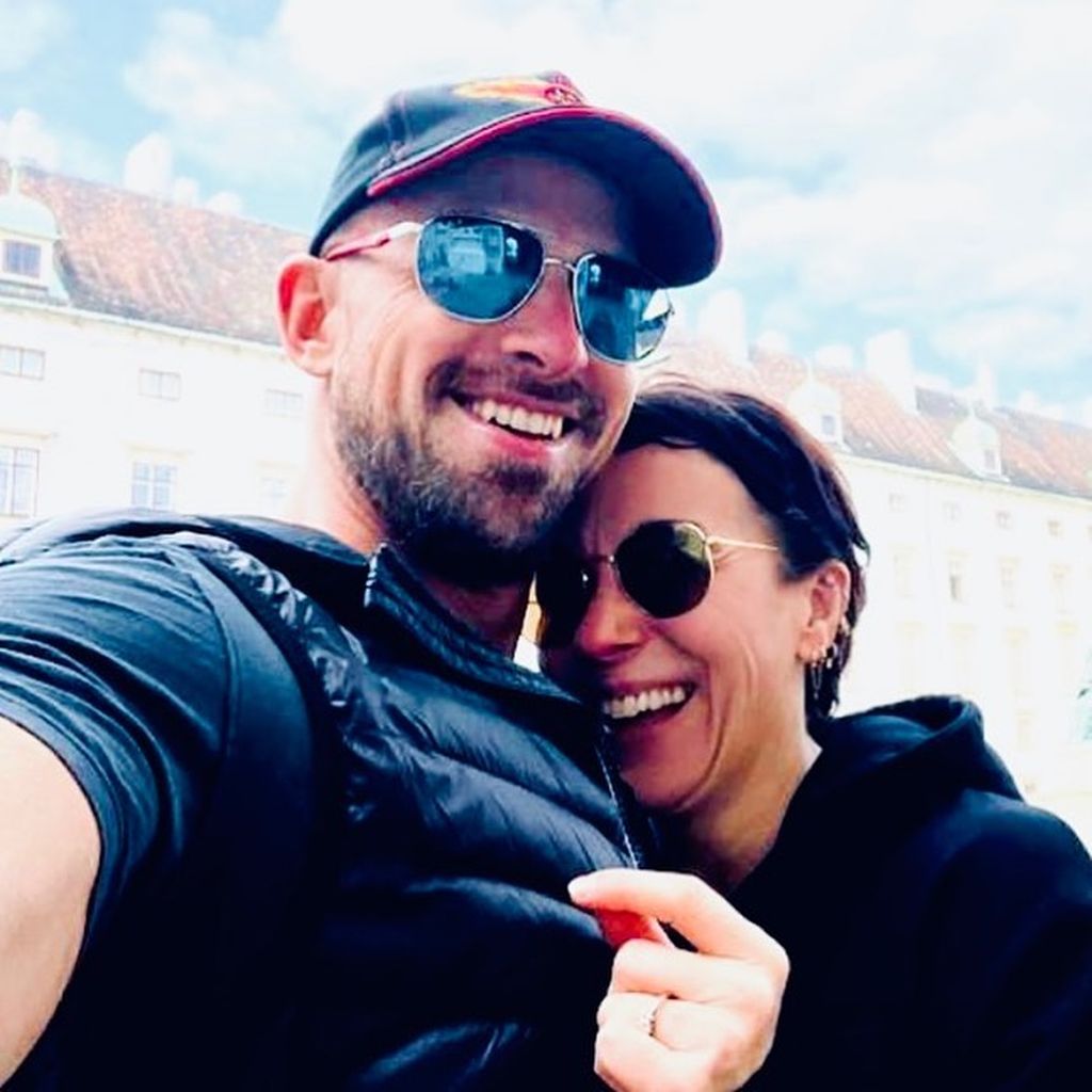 Jonathan Goodwin und seine Freundin Amanda Abbington