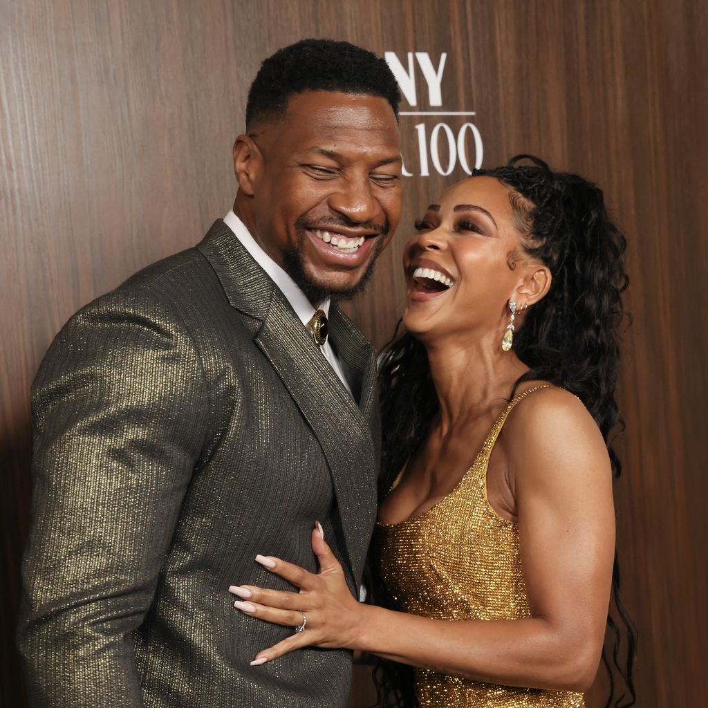 Jonathan Majors und Meagan Good, November 2024