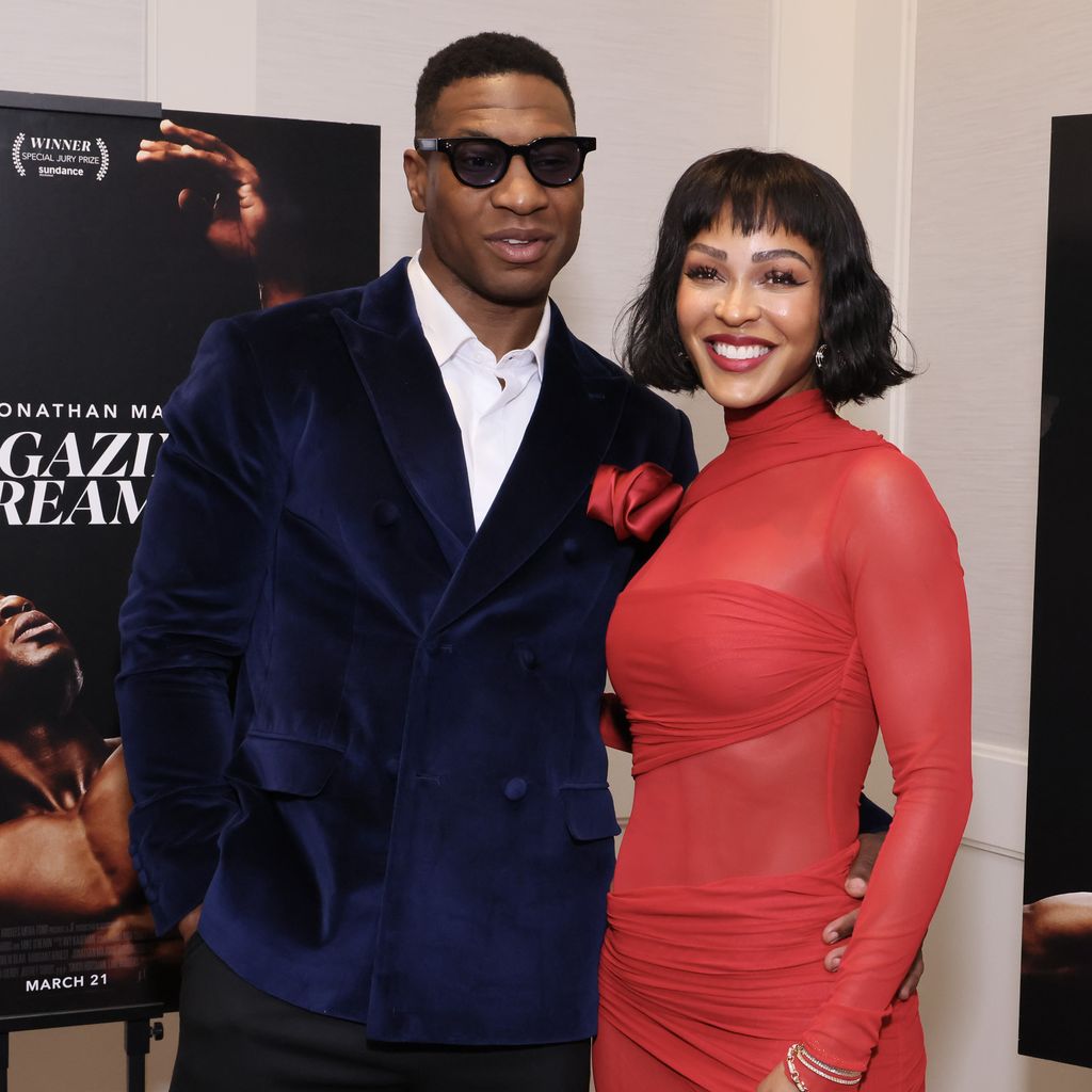 Jonathan Majors und Meagan Good im März 2025