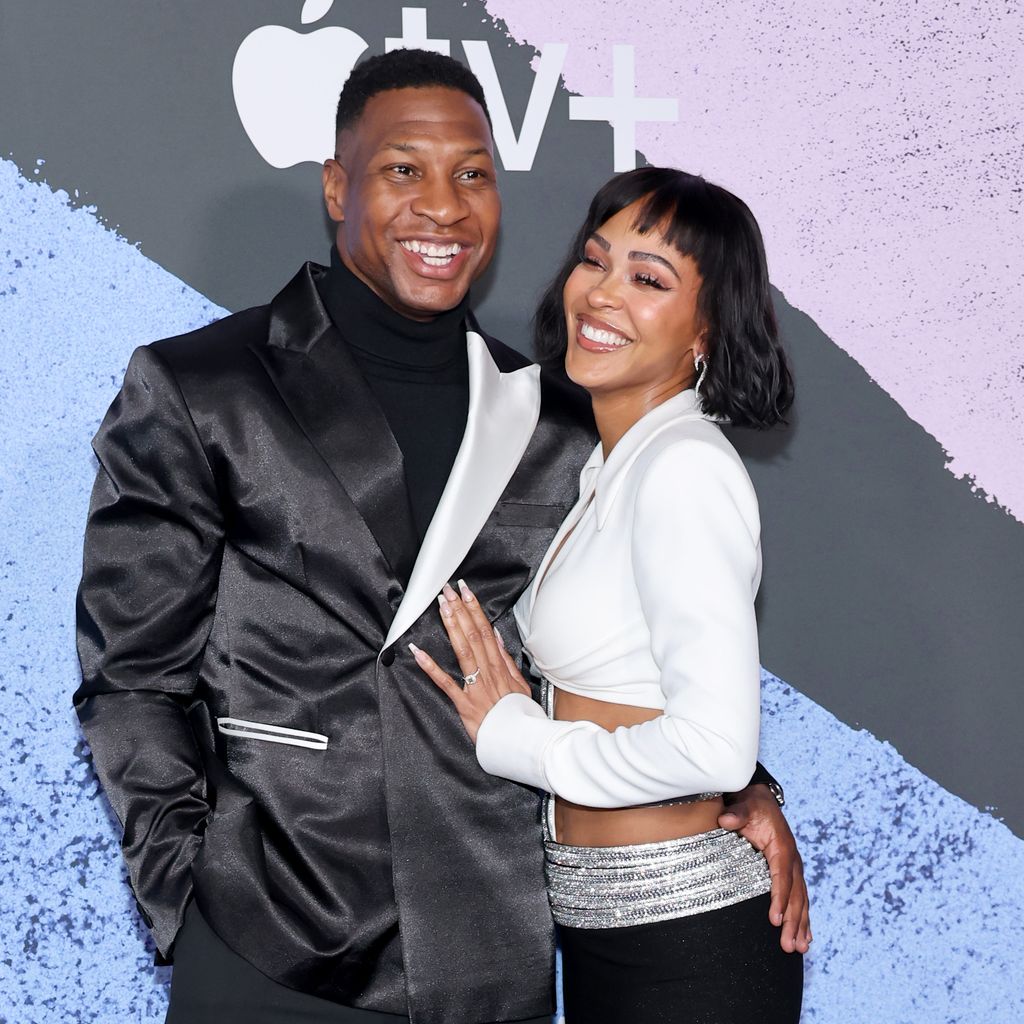 Jonathan Majors und Meagan Good im März 2025