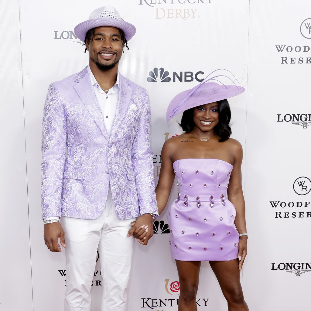 Jonathan Owens und Simone Biles, Mai 2025
