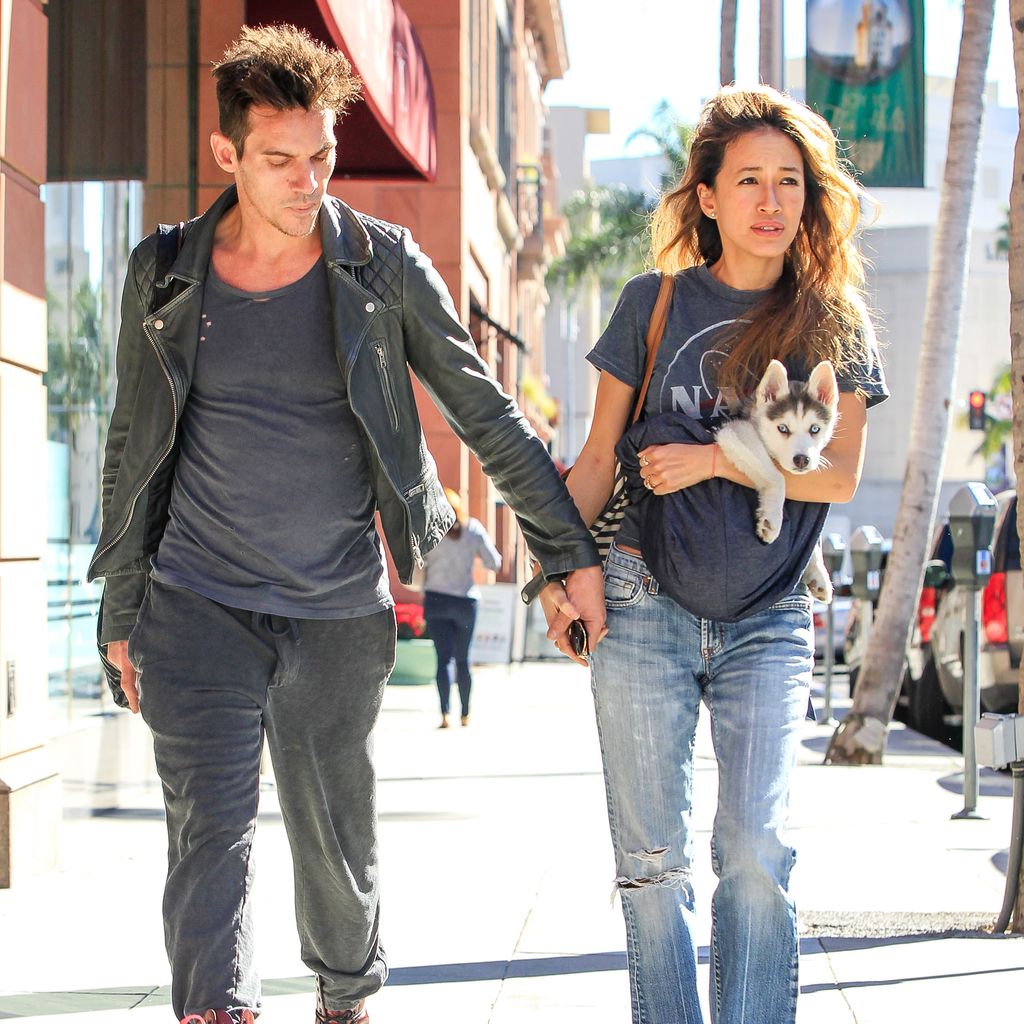 Jonathan Rhys Meyers und Mara Lane in L.A.