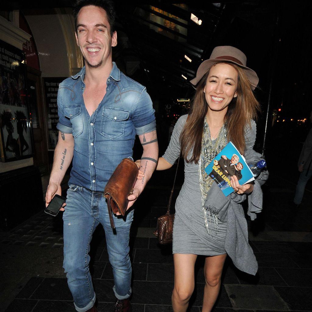 Jonathan Rhys Meyers und Mara Lane in London