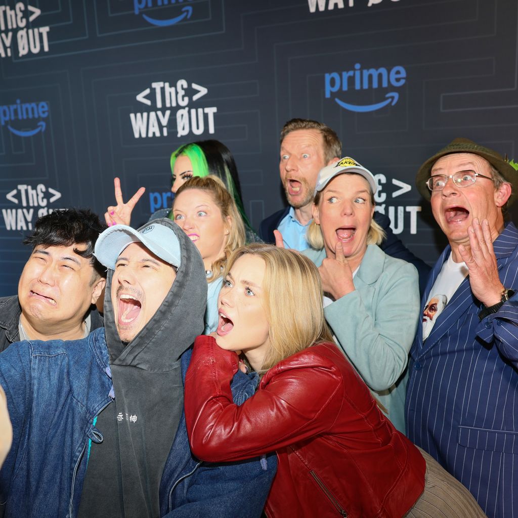 Joon Kim, Julien Bam, Julia Beautx, Caroline Frier, Mirja Boes und Wigald Boning bei der Premiere