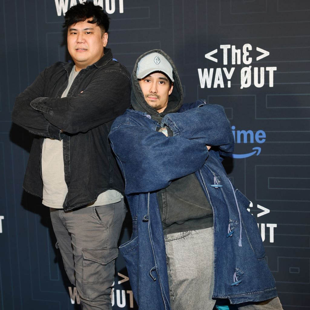 Joon Kim und Julien Bam bei der "The Way Out"-Premiere, April 2025