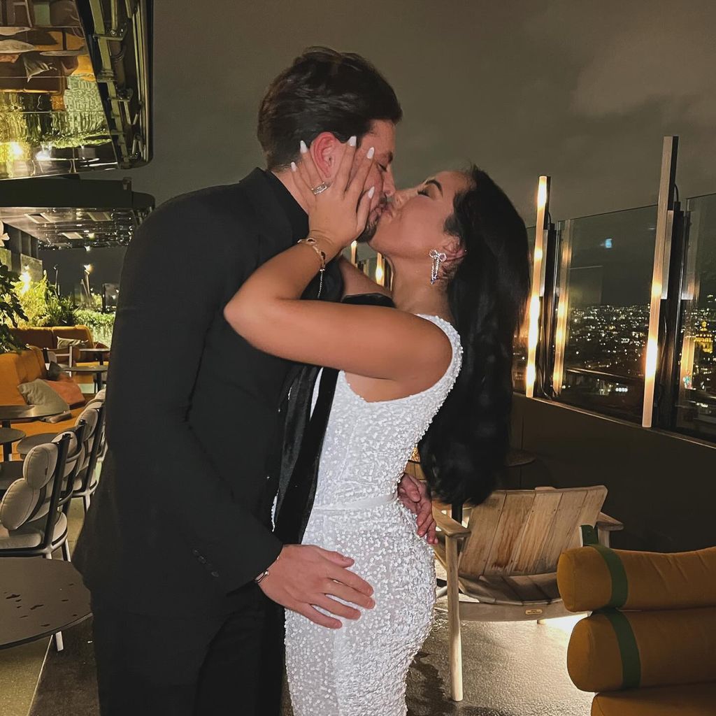 Jordan Brook mit seiner Freundin Sophie Kasaei