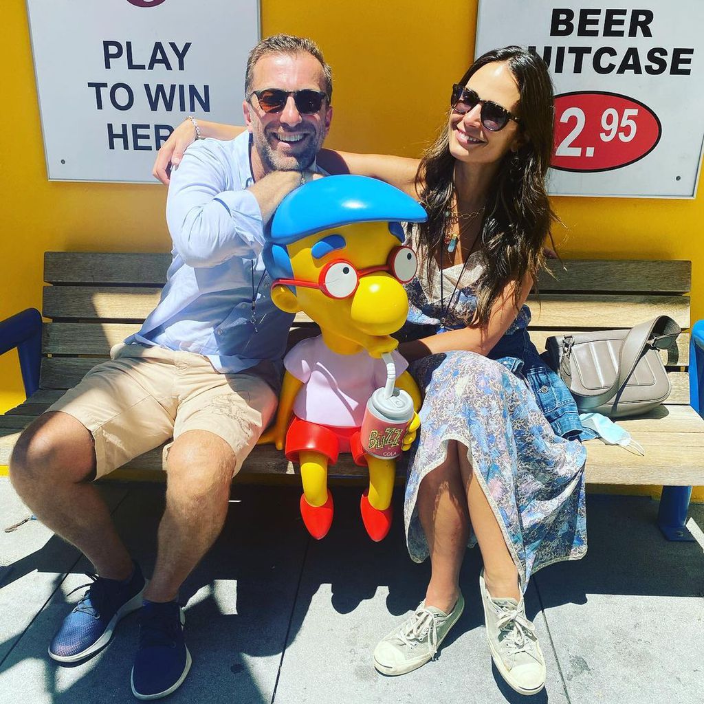 Jordana Brewster mit ihrem Verlobten Mason Morfit