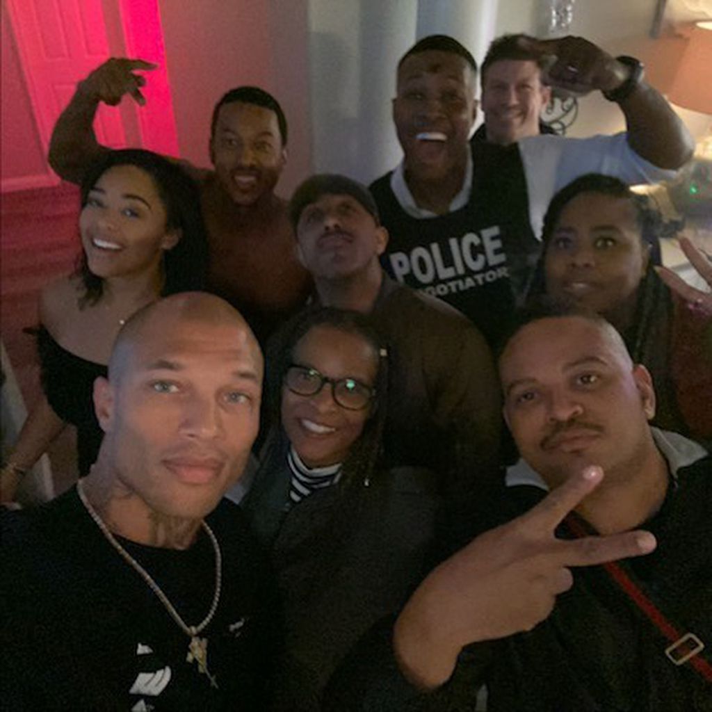 Jordyn Woods (l.) und Jeremy Meeks (l.)
