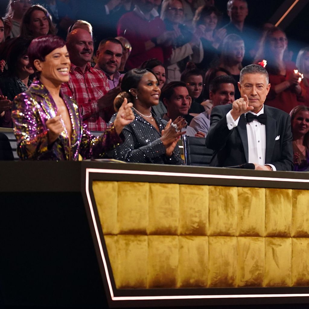Jorge González, Motsi Mabuse und Joachim Llambi bei "Let's Dance"