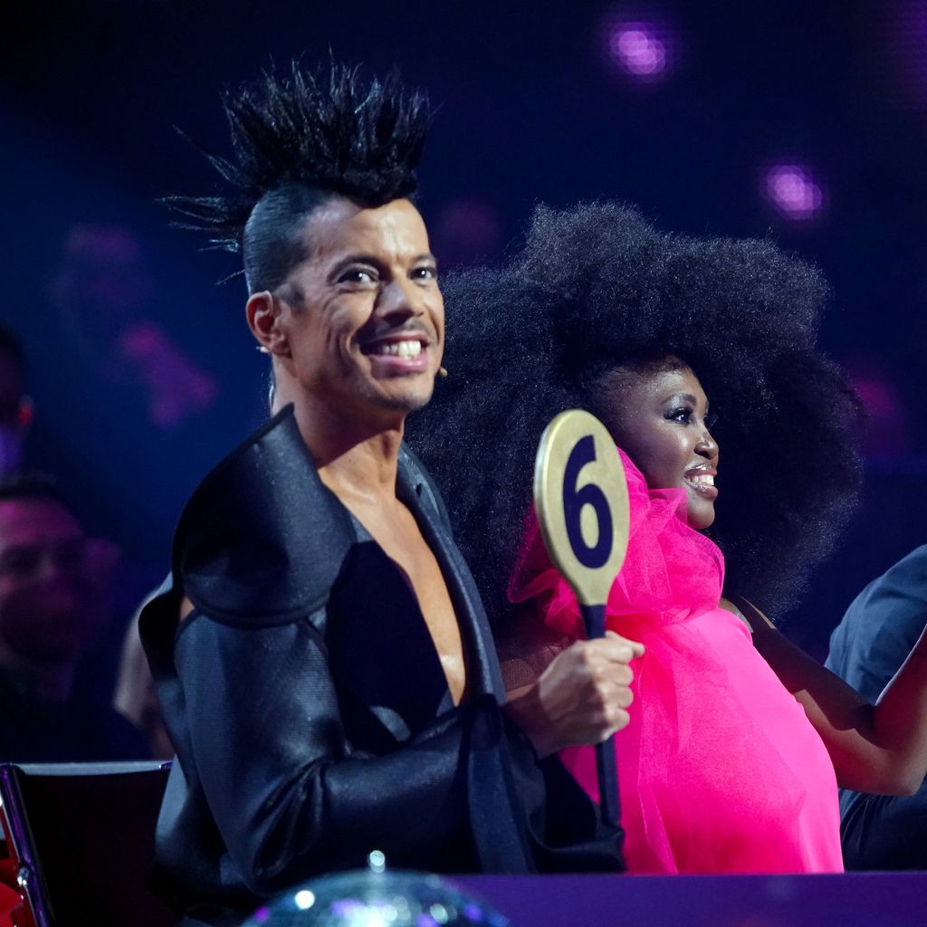 Jorge González, Motsi Mabuse und Rúrik Gíslason bei "Let's Dance"