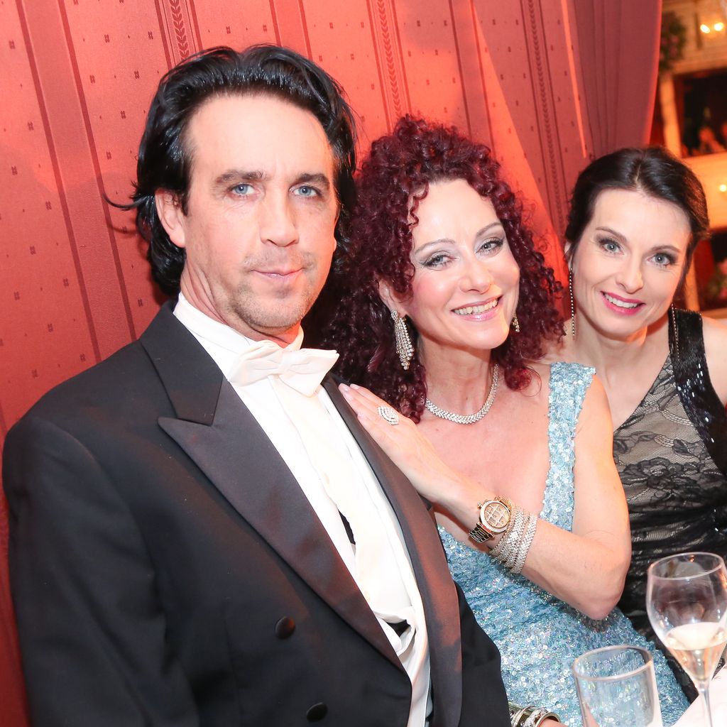 Josef Winkler, Christina Lugner, Gabi Hagler im Februar 2015 in Wien