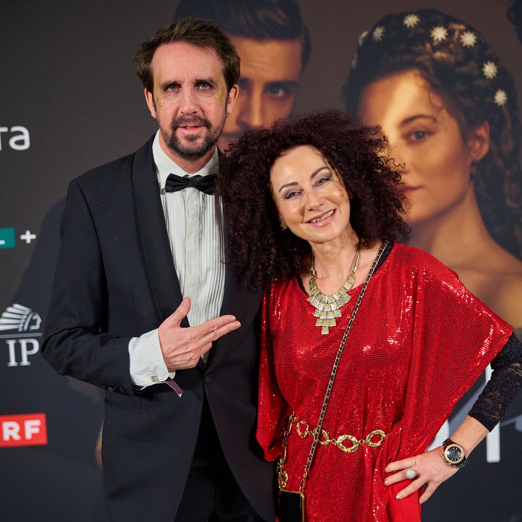 Josef Winkler und Christina Lugner