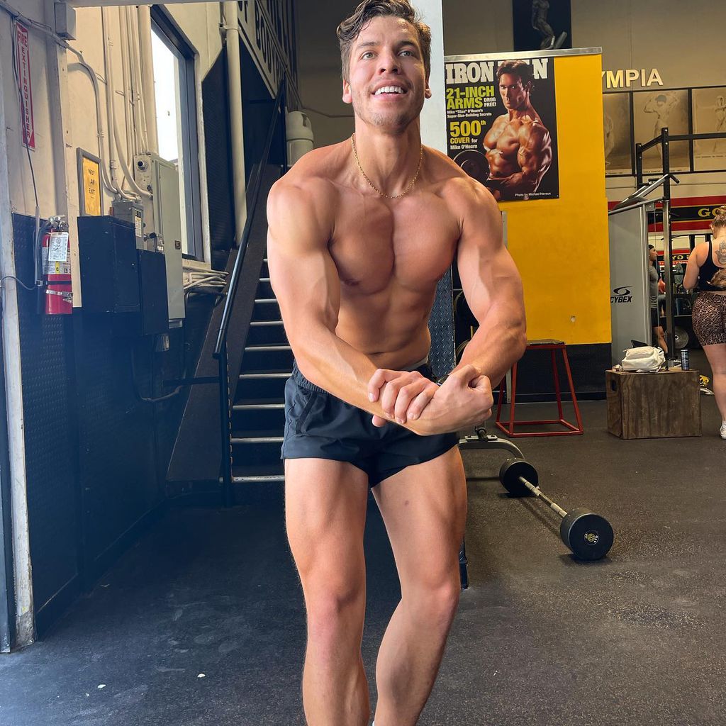 Joseph Baena im Gym, 2021