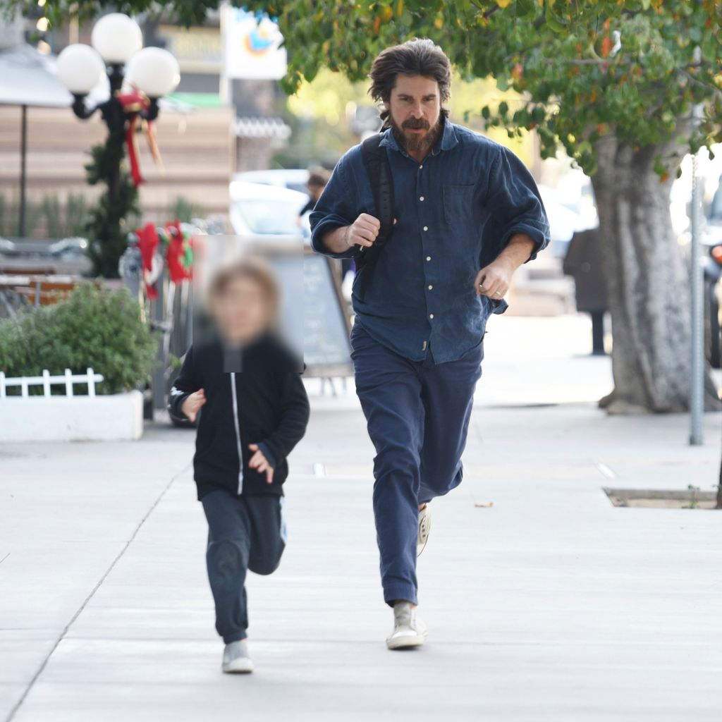 Joseph und Christian Bale im Dezember 2019