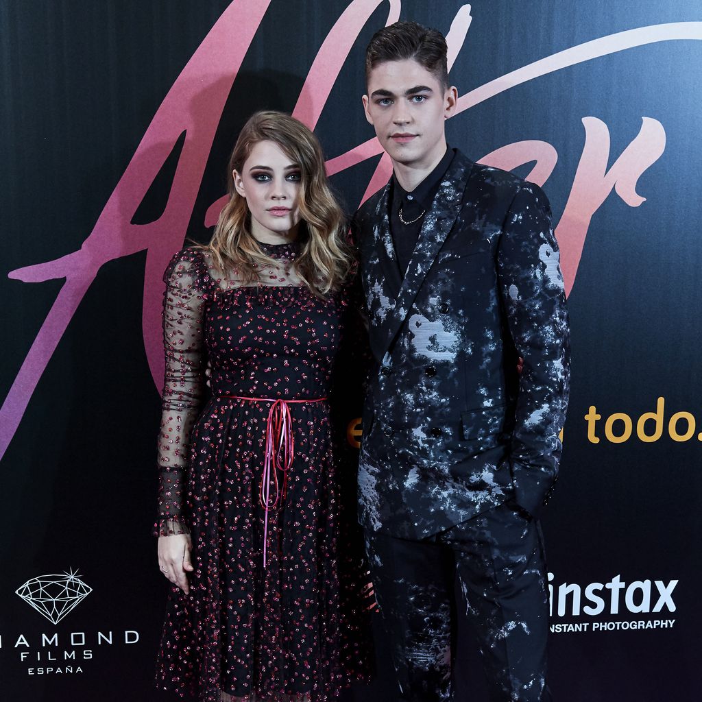 Josephine Langford und Hero Fiennes-Tiffin in Madrid