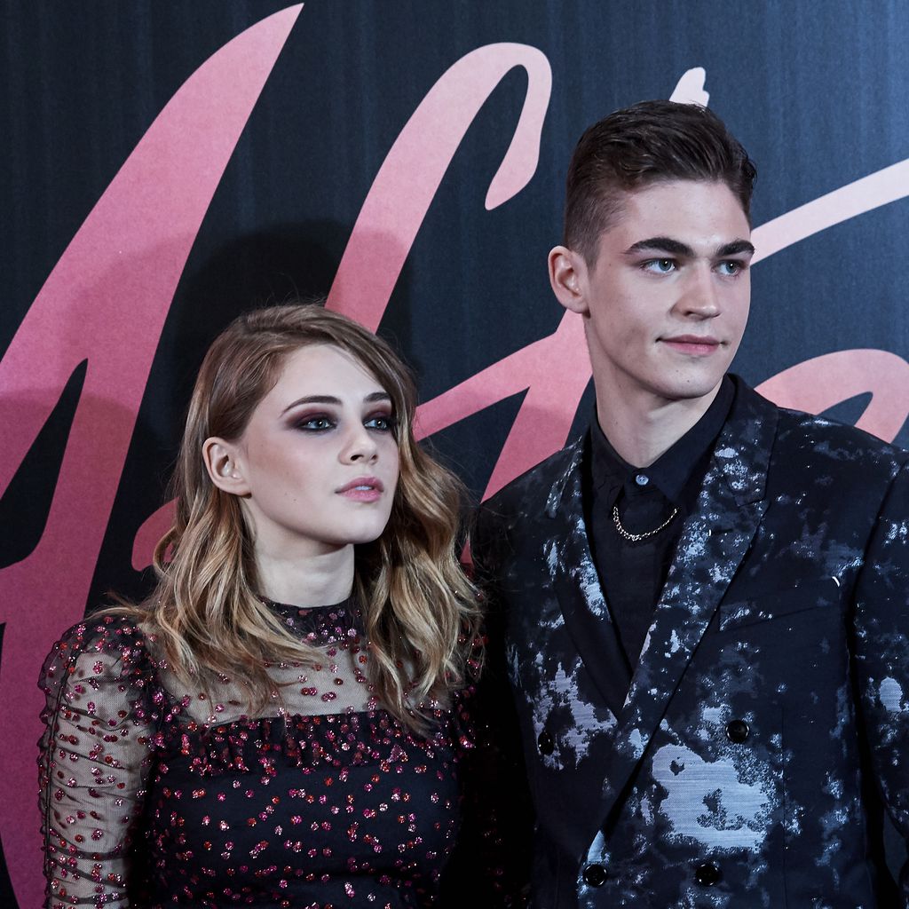 Josephine Langford und Hero Fiennes Tiffin im März 2019 in Madrid