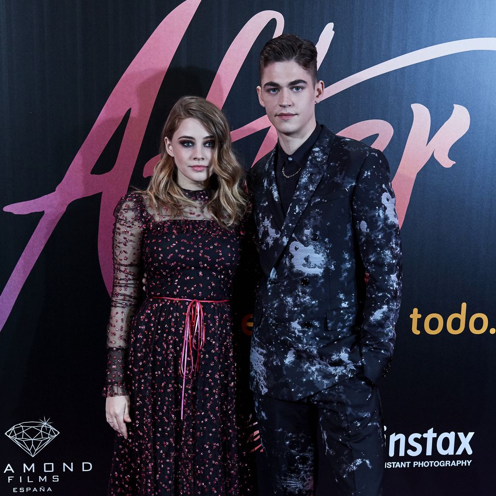 Josephine Langford und Hero Fiennes-Tiffin 2020 in Madrid