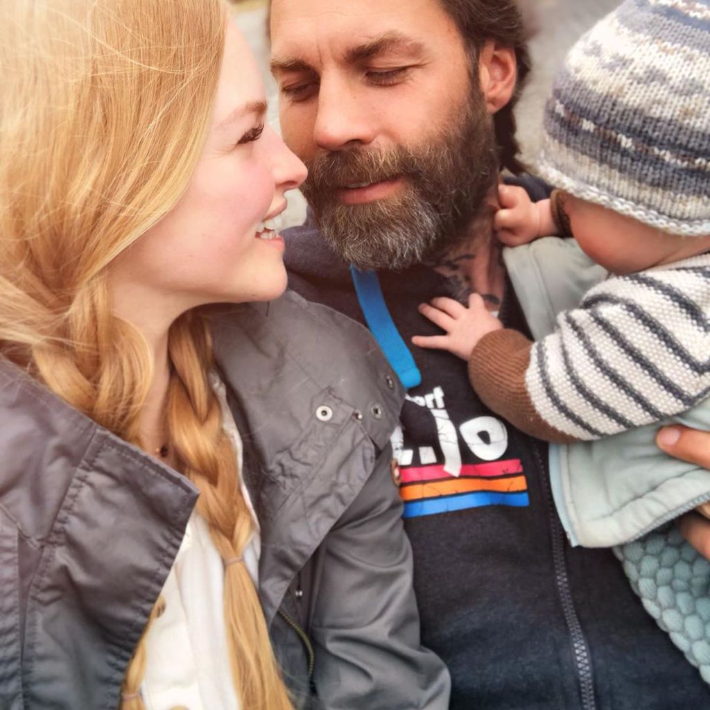 Josephine Welsch und Robert mit ihrem Sohn